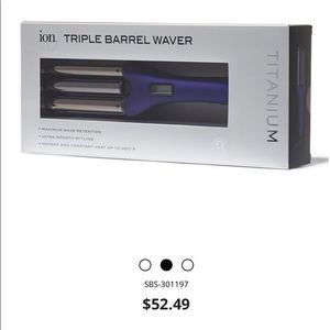 Ion triple barrel waver